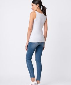 Ropa Premama Seraphine | Camiseta Lactancia De Tirantes - Blanco