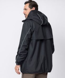 Ropa Premama Seraphine | Chaqueta Impermeable 6 En 1 Para Hombre Con Funda Para Bebe