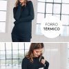 Ropa Premama Seraphine | Top Termico Premama Y Lactancia - Negro