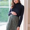 Ropa Premama Seraphine | Vestido Lactancia Y Premama De Lunares - Khaki