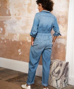 Ropa Premama Seraphine | Mono Vaquero De Premama De Tencel