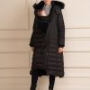 Ropa Premama Seraphine | Abrigo De Plumon Premama Extra Largo 3 En 1