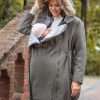 Ropa Premama Seraphine | Parka Premama 3 En 1 De Invierno - Caqui