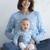 Ropa Premama Seraphine | Conjunto De Jerseis De Punto Con Estrellas Azules A Juego De Mama & Mini
